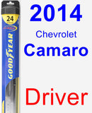 Driver Wiper Blade for 2014 Chevrolet Camaro - Hybrid