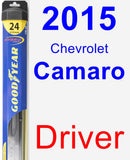 Driver Wiper Blade for 2015 Chevrolet Camaro - Hybrid