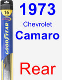 Rear Wiper Blade for 1973 Chevrolet Camaro - Hybrid