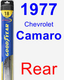 Rear Wiper Blade for 1977 Chevrolet Camaro - Hybrid