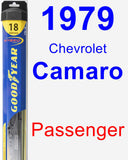 Passenger Wiper Blade for 1979 Chevrolet Camaro - Hybrid