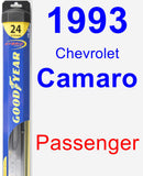 Passenger Wiper Blade for 1993 Chevrolet Camaro - Hybrid