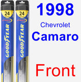 Front Wiper Blade Pack for 1998 Chevrolet Camaro - Hybrid