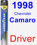 Driver Wiper Blade for 1998 Chevrolet Camaro - Hybrid
