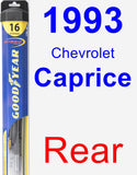 Rear Wiper Blade for 1993 Chevrolet Caprice - Hybrid