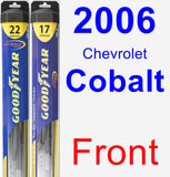 Front Wiper Blade Pack for 2006 Chevrolet Cobalt - Hybrid