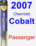 Passenger Wiper Blade for 2007 Chevrolet Cobalt - Hybrid