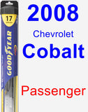 Passenger Wiper Blade for 2008 Chevrolet Cobalt - Hybrid