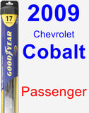 Passenger Wiper Blade for 2009 Chevrolet Cobalt - Hybrid
