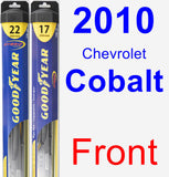 Front Wiper Blade Pack for 2010 Chevrolet Cobalt - Hybrid
