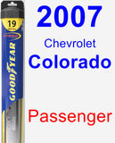Passenger Wiper Blade for 2007 Chevrolet Colorado - Hybrid