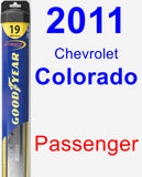Passenger Wiper Blade for 2011 Chevrolet Colorado - Hybrid