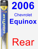 Rear Wiper Blade for 2006 Chevrolet Equinox - Hybrid