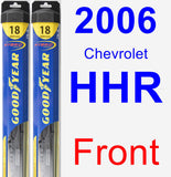Front Wiper Blade Pack for 2006 Chevrolet HHR - Hybrid