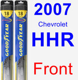 Front Wiper Blade Pack for 2007 Chevrolet HHR - Hybrid