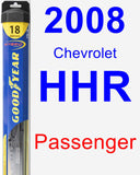 Passenger Wiper Blade for 2008 Chevrolet HHR - Hybrid