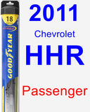 Passenger Wiper Blade for 2011 Chevrolet HHR - Hybrid