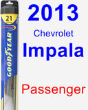 Passenger Wiper Blade for 2013 Chevrolet Impala - Hybrid