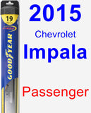 Passenger Wiper Blade for 2015 Chevrolet Impala - Hybrid
