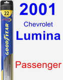 Passenger Wiper Blade for 2001 Chevrolet Lumina - Hybrid