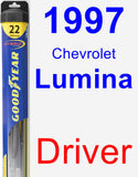 Driver Wiper Blade for 1997 Chevrolet Lumina - Hybrid