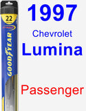 Passenger Wiper Blade for 1997 Chevrolet Lumina - Hybrid