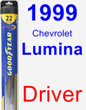 Driver Wiper Blade for 1999 Chevrolet Lumina - Hybrid
