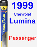 Passenger Wiper Blade for 1999 Chevrolet Lumina - Hybrid
