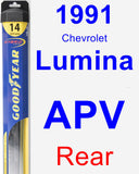 Rear Wiper Blade for 1991 Chevrolet Lumina APV - Hybrid