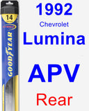 Rear Wiper Blade for 1992 Chevrolet Lumina APV - Hybrid
