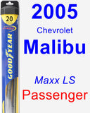 Passenger Wiper Blade for 2005 Chevrolet Malibu - Hybrid