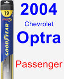 Passenger Wiper Blade for 2004 Chevrolet Optra - Hybrid