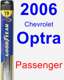 Passenger Wiper Blade for 2006 Chevrolet Optra - Hybrid