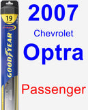Passenger Wiper Blade for 2007 Chevrolet Optra - Hybrid