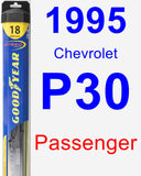 Passenger Wiper Blade for 1995 Chevrolet P30 - Hybrid