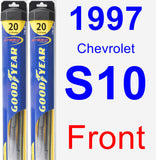 Front Wiper Blade Pack for 1997 Chevrolet S10 - Hybrid