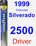 Driver Wiper Blade for 1999 Chevrolet Silverado 2500 - Hybrid