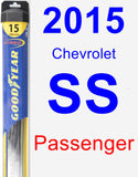 Passenger Wiper Blade for 2015 Chevrolet SS - Hybrid