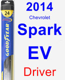 Driver Wiper Blade for 2014 Chevrolet Spark EV - Hybrid