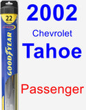 Passenger Wiper Blade for 2002 Chevrolet Tahoe - Hybrid