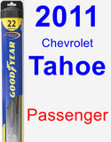 Passenger Wiper Blade for 2011 Chevrolet Tahoe - Hybrid