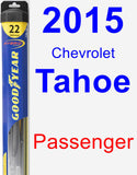 Passenger Wiper Blade for 2015 Chevrolet Tahoe - Hybrid