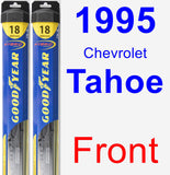 Front Wiper Blade Pack for 1995 Chevrolet Tahoe - Hybrid
