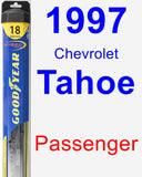 Passenger Wiper Blade for 1997 Chevrolet Tahoe - Hybrid