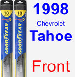 Front Wiper Blade Pack for 1998 Chevrolet Tahoe - Hybrid