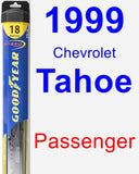 Passenger Wiper Blade for 1999 Chevrolet Tahoe - Hybrid