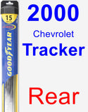 Rear Wiper Blade for 2000 Chevrolet Tracker - Hybrid