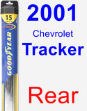 Rear Wiper Blade for 2001 Chevrolet Tracker - Hybrid