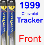 Front Wiper Blade Pack for 1999 Chevrolet Tracker - Hybrid