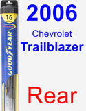 Rear Wiper Blade for 2006 Chevrolet Trailblazer - Hybrid